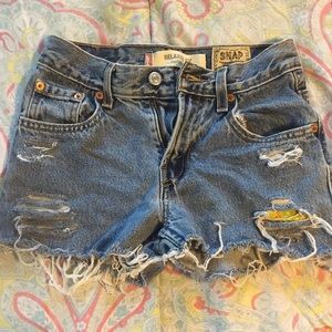 Levi’s vintage jean shorts size 0 or XS